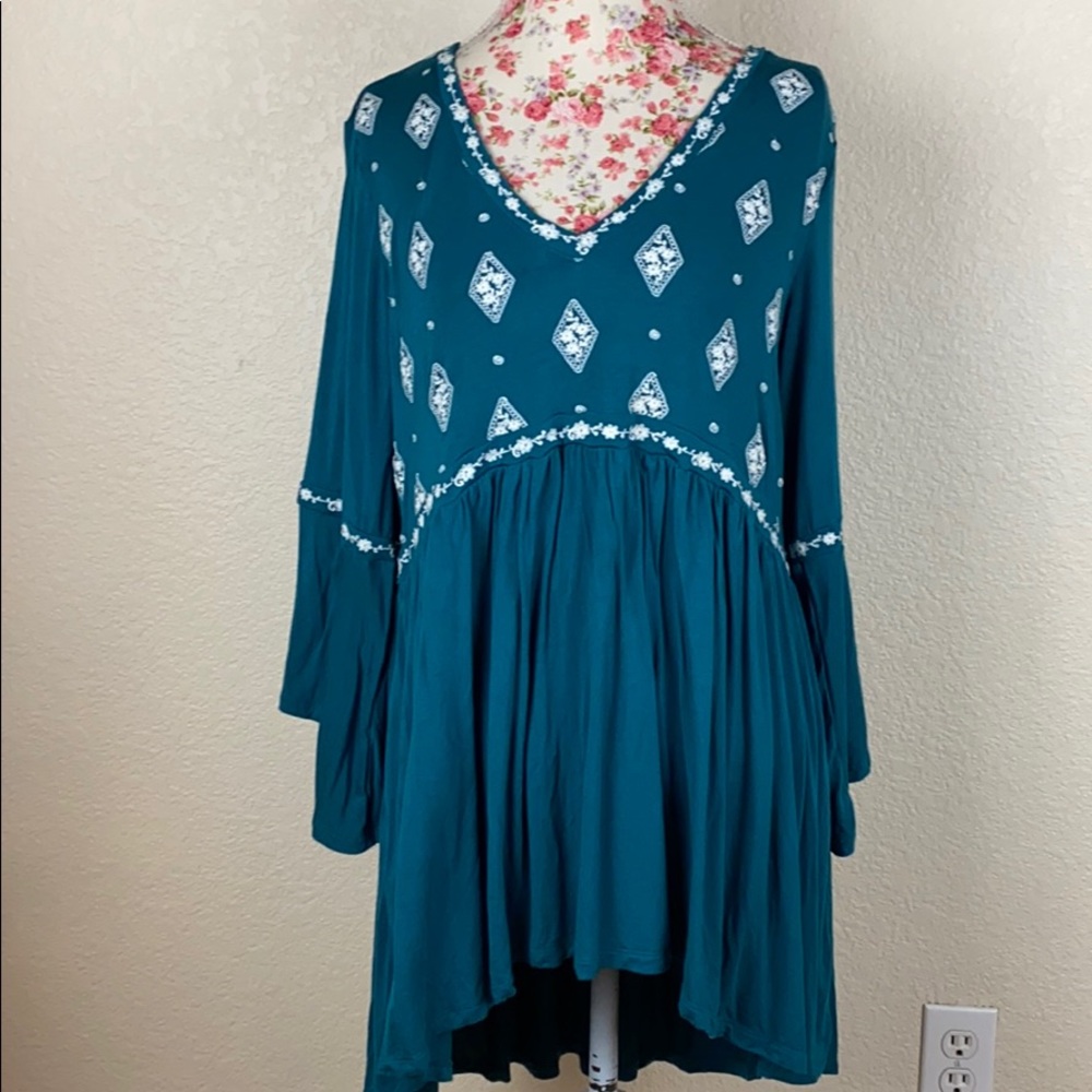 Torrid Super Soft Knits Green Long Top